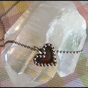 GIRLS OR TEEN STERLING SILVER HEART NECKLACE 🙇‍♀️